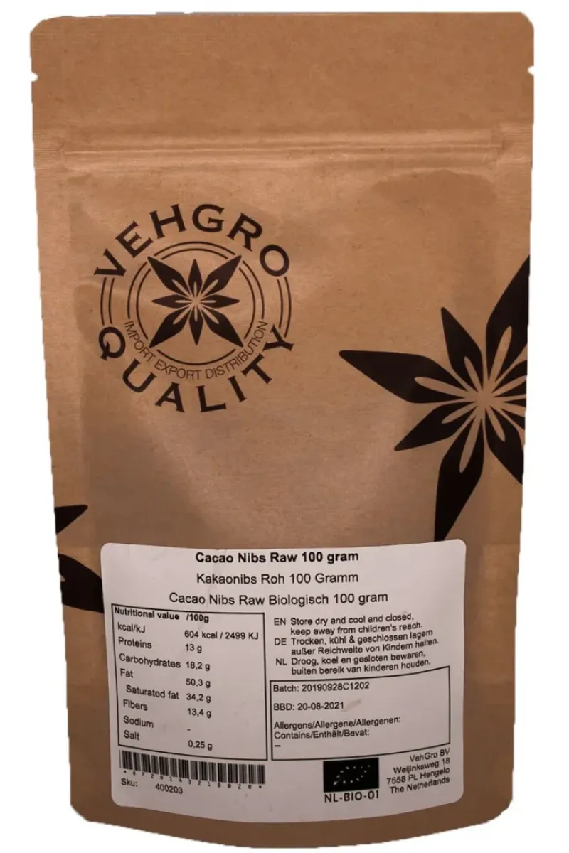 Naturaplaza Cacao Nibs Raw Biologisch Best