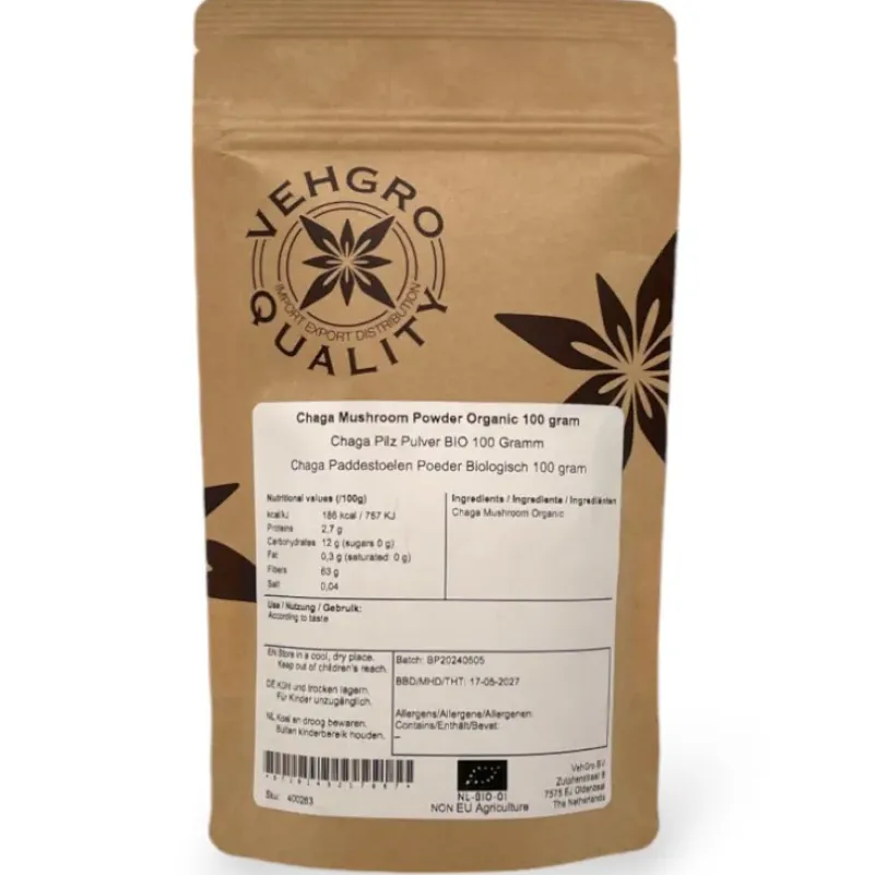 Naturaplaza Chaga Paddenstoelen Poeder Biologisch Sale