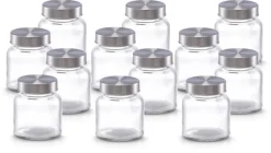 Naturaplaza Kruidenpotje Glas met Metalen Deksel 150 ml Best
