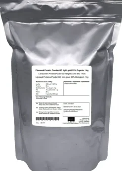 Naturaplaza Lijnzaad Eiwit Poeder Licht-Goud Biologisch (33% Proteïne) Best