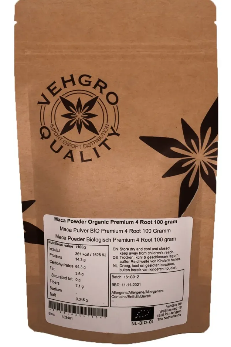Naturaplaza Maca Poeder Biologisch Premium 4 Root Outlet