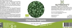 Naturaplaza Nutrikraft - Chlorella Tabs 500mg Biologisch 120 tabs Fashion