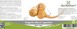 Naturaplaza Nutrikraft - Maca Capsules Biologisch 500 mg Hot