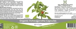 Naturaplaza Nutrikraft Ashwagandha Capsules 500mg Biologisch Hot