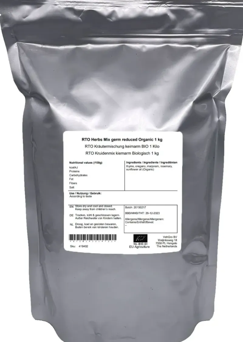 Naturaplaza RTO Kruidenmix kiemarm Biologisch New